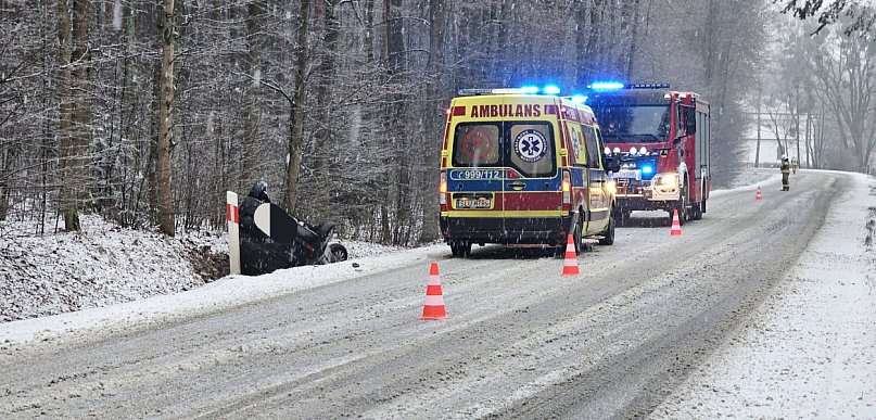Ostrzeżenie pierwszego stopnia dla Lublińca i okolic. Śliskie drogi