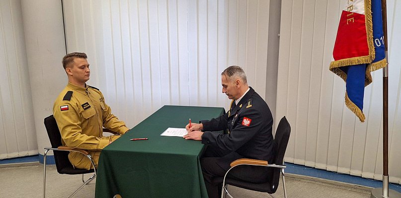 Nowy strażak w lublinieckiej komendzie PSP - 12408