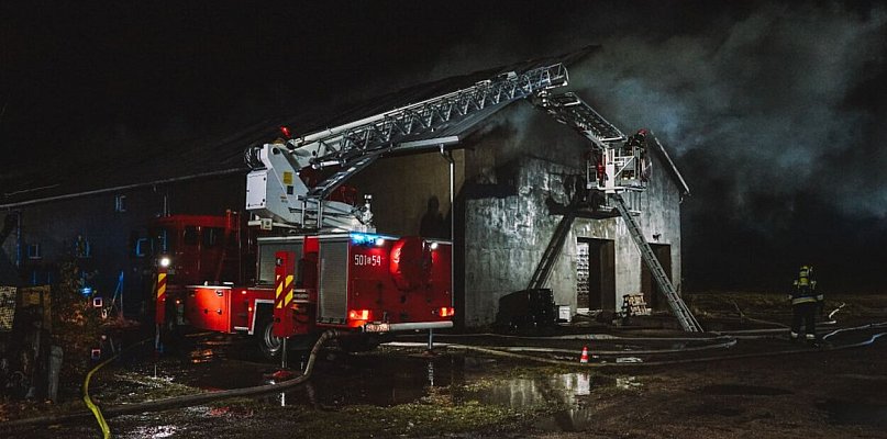Powiat lubliniecki. Pożar i 3 mln strat, jest decyzja prokuratury
