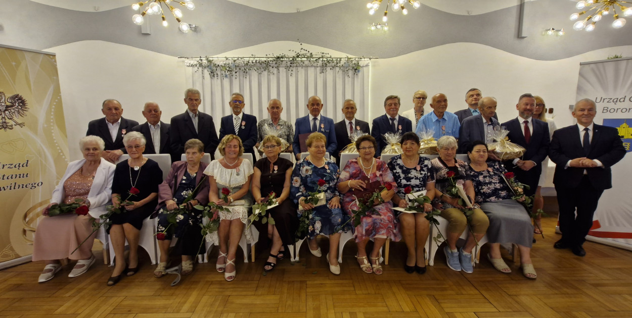 Jubilaci z Boronowa. Fot. Archiwum UG Boronów