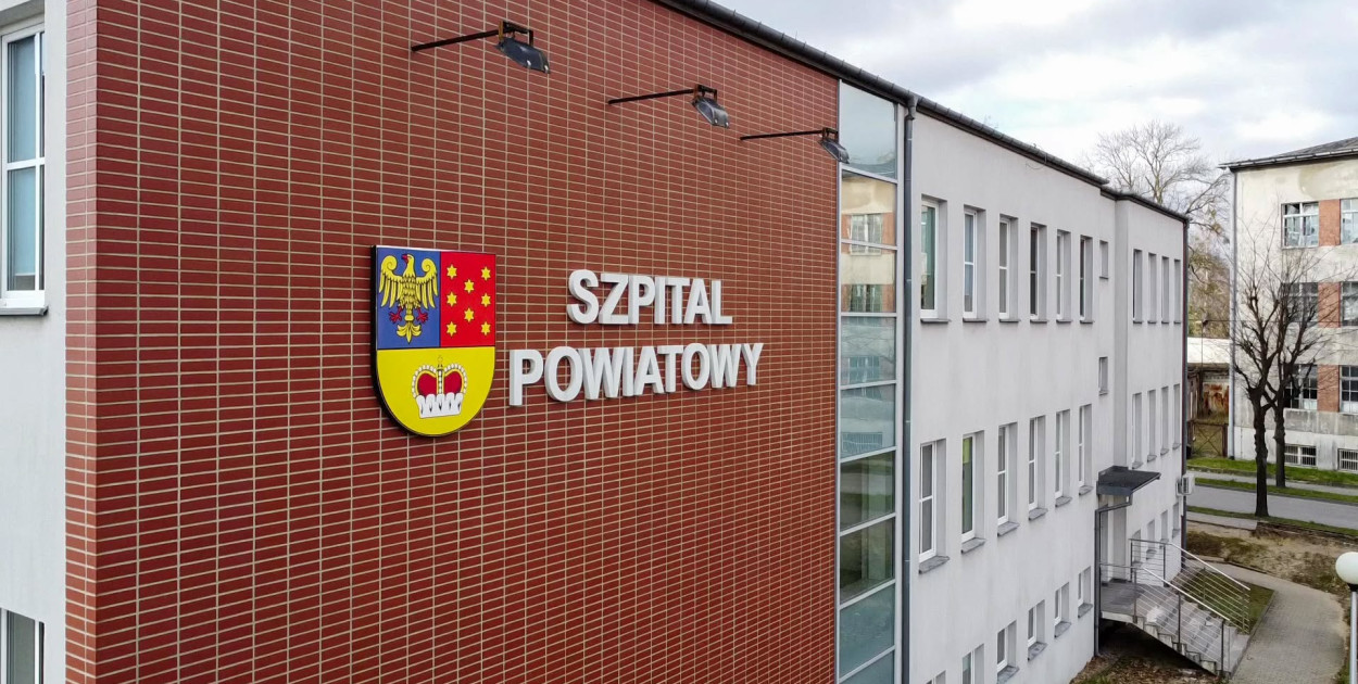 Szpital powiatowy w Lublińcu. Fot. Archiwum starostwa