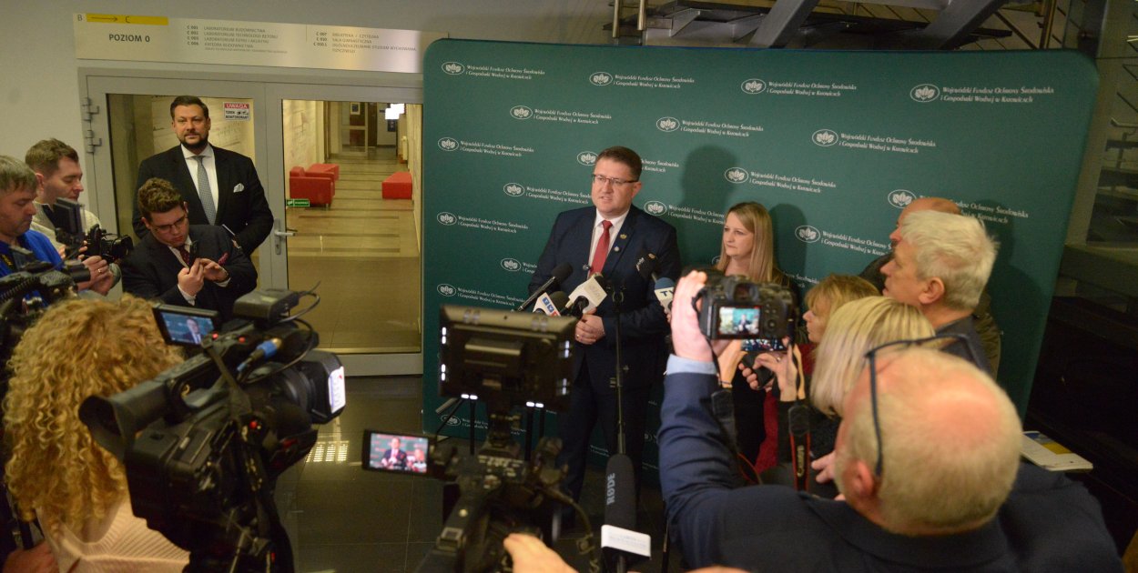 Mateusz Pindel, prezes WFOŚiGW w Katowicach zaprasza do zgłąszania kandydatów do Zielonych Czeków. Fot. Jarosław Myśliwski