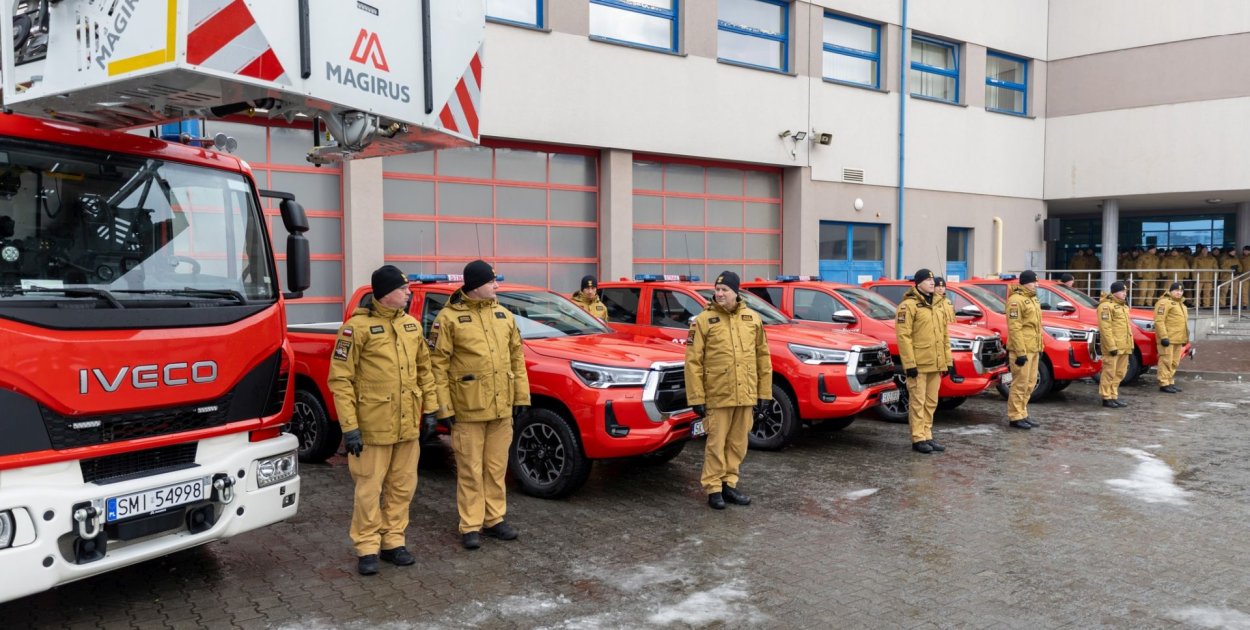 Lubliniec z nowym samochodem ratowniczym. Sprzęt trafił do KP PSP