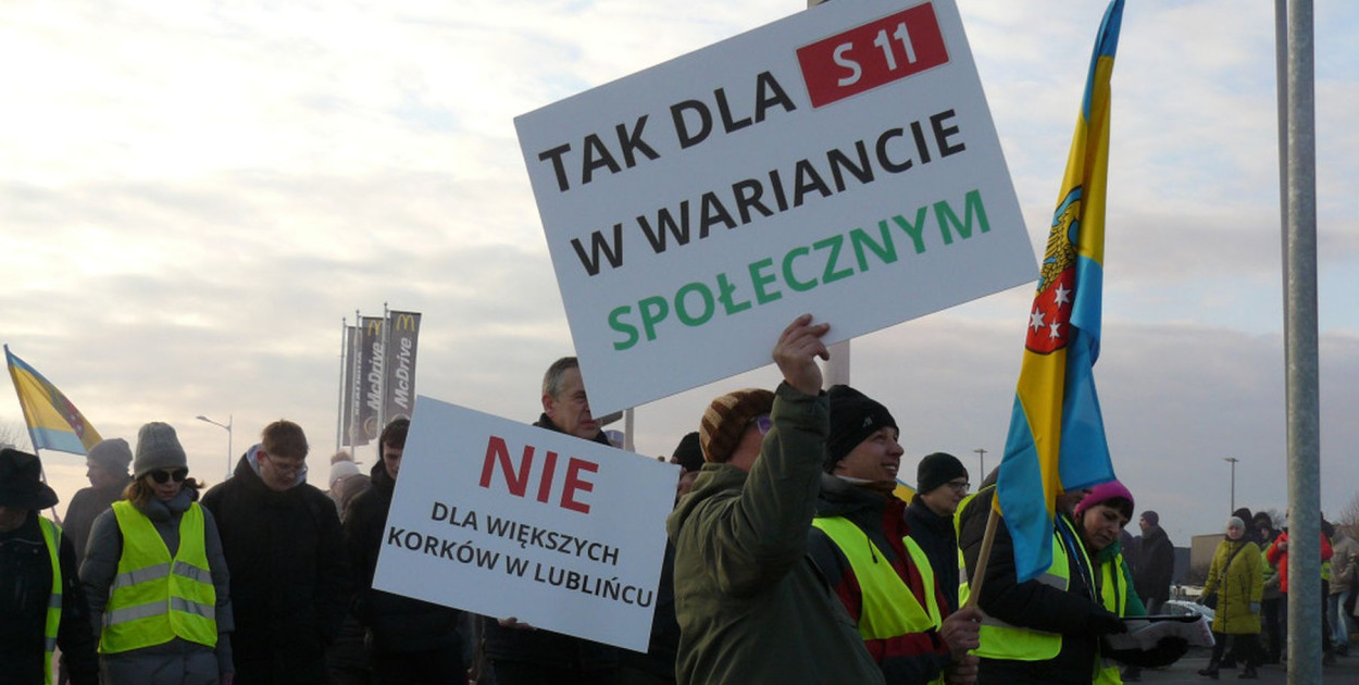 Budowa drogi S11. Krok do przodu, teraz do tyłu