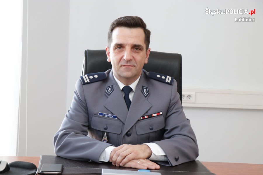 Mł. inp. Dariusz Kiedrzyn. Fot. Archiwum policji